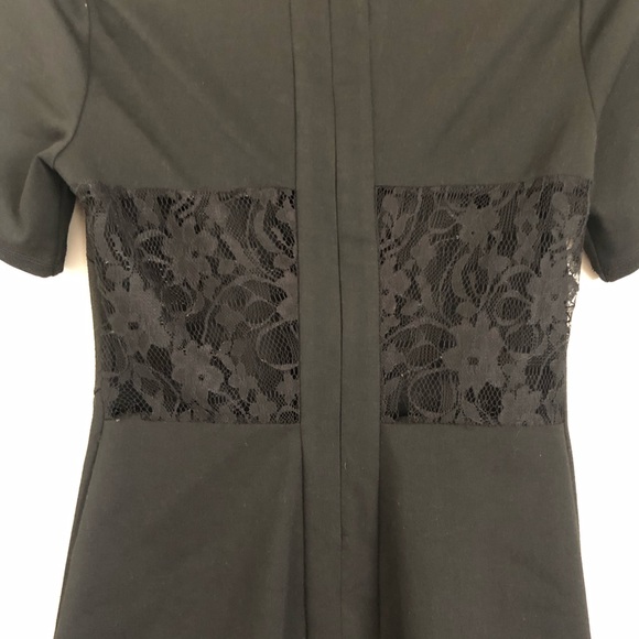 Laced Back High Neck Mini Dress - Picture 3 of 4